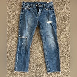 Old Navy Blue Denim Mid Rise Boyfriend Jeans Size 6